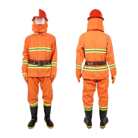 鸣固 97消防训练服(衣服/裤子/鞋子/头盔/腰带/手套)6件套+消防员灭火服(衣服/头盔)2件套