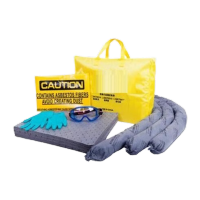 鸣固 化学品泄露便携式防溢应急处理套装SKIT001G通用型