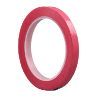 鸣固彩色玛拉胶带 变压器电线耐高温绝缘桌面标识5s定位胶带粉红色25mm宽*66米一卷HRKW2675