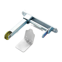 鸣固 防火门顺位器 冷轧钢 工字型顺位器(短款)