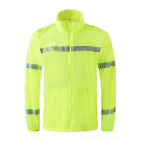 鸣固 反光马甲物业保安门卫执勤长袖防晒衣 夏季男女透气路政施工衬衣 180/2XL ZG2483