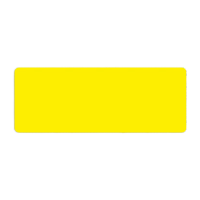 鸣固 6S四角定位贴 桌面5S管理定位贴纸 10*3cm黄色一型(10个)