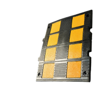 鸣固 橡胶减速带 斜坡缓冲带道路公路坡道汽车减速垄 欧式八膜款50*60*3cm