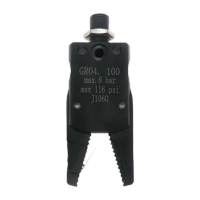 鸣固 MGS0540气动机械手迷你夹子工业注塑机械手配件小夹具水口夹气动夹 Mini-B