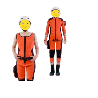 鸣固 水域救援装备湿式救援服抗洪抢险救灾 连体背心式救援服 S码