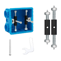 鸣固 暗盒修复器开关盒插座底盒修补工具固定器 86型开关 绝缘扳手型固定器(10只) MGL0134 KW824088
