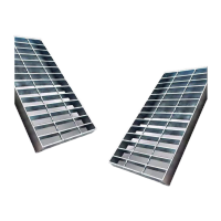 鸣固 不锈钢格栅板篾子1250*500*40,板高40*壁厚3,间距30*10KW7811