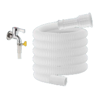 鸣固 空调排水管 加长延长软管水接水管波纹接口 6米小头