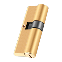 鸣固 防盗门锁芯锁具铜锁芯批发 大门锁AB锁芯 防盗门锁芯锁具铜锁芯 32.5+57.5=90偏芯