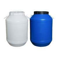 鸣固 ZJ6384水桶塑料酵素桶 水果发酵桶蜂蜜酿酒泡菜储水 60L白桶白盖+透气阀+小水龙头