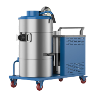 鸣固 自动脉冲工业吸尘器 车间颗粒残渣高压脉冲反吹吸尘器 粉尘除尘器 脉冲反吹款 120L380v/5.5kw