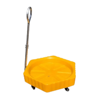 鸣固 化学品泄漏应急处理桶拖车盘