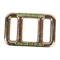 鸣固 起重货物捆绑带金属目子扣工业起重工具 金属目字扣 内宽50mm 锻造款KW002840