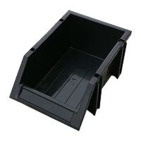 鸣固 防静电组合式背挂式零件盒 F6支柱510*350*185mm