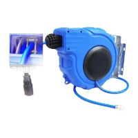 鸣固气鼓自动伸缩卷管卷线器绕管器气鼓8*12*10米双层夹沙管