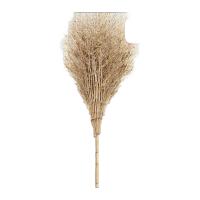 鸣固 大号竹扫帚 大笤帚 大号竹扫把 环卫清洁扫把 竹编户外院子扫把 无叶竹杆4斤老枝大扫帚