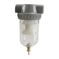 鸣固 气动空气过滤油水分离器 气源处理器 大口径空气过滤器 QSL-10  接口尺寸3/8 3分