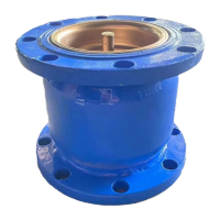 鸣固 焊接消声止回阀 HC41X 法兰消声止回阀 立式单向逆止阀碳钢 DN—200