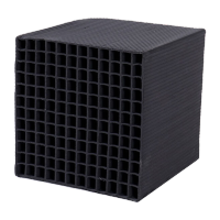 鸣固 空气净化高废气处理工业活性炭 防水100*100*100㎜ 5mm 18块/箱