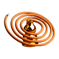 鸣固ZJ6677 檀香盘香 厕所去臭办公室卧室去味驱蚊艾草熏香佛香 120盘浓郁玫瑰+香炉+防火棉+支架