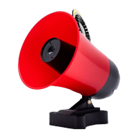 鸣固 车载磁吸扩音器166L汽车录音大功率喊话器宣传车喇叭插卡插U盘蓝牙