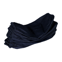 鸣固 牛仔布套袖 电焊防污耐脏加厚耐磨袖套男女工作劳保牛仔布 10双 标准款