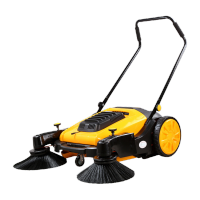 鸣固 ZJ7345扫车工厂车间扫地机手推式吸尘扫地车 55L天窗吸尘款