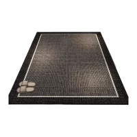 鸣固 除尘垫 酒店进门地垫  吸水防滑加厚圈绒玄关地垫 大堂耐脏进门 黑边圈绒塑 底 60*90cm