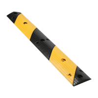 鸣固 橡胶减速带加厚斜坡缓冲15cm宽波点微型减速带