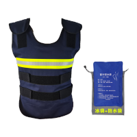 鸣固 消防员降温背心阻燃防火面料马甲耐高温蓄冷型降温背心