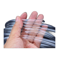 鸣固 pvc透明软管 牛筋管 水平管 排水塑料管穿线软管 内径13*外径18mm整卷(约59米)