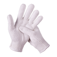 鸣固 棉线手套 细纱加密棉纱灯罩棉手套批发 加厚耐磨工作手套 工地车间劳防手套 600型 60双