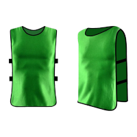 鸣固 对抗服 足球篮球训练背心分队服 广告活动背心分组拓展马甲定制 成人码 绿色