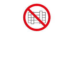 鸣固 消防危险标识牌定做 禁止堆放 瓷白亚克力 20*30cmMGF1083
