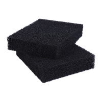 鸣固 ZJ4311空气吸附 海绵蜂窝状活性炭滤网 黑色炭纤维废气 1m*20m*25mm