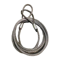 鸣固 涂油钢丝绳 起重压制钢丝绳6*37+FC 压制3t*3m(17.5mm涂油)