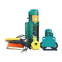 鸣固 CD1钢丝绳电动葫芦行车式电动吊葫芦 带木箱380v电压 2T18M