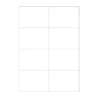 鸣固 不干胶a4标签贴纸 光面哑面牛皮纸激光喷墨自粘贴纸 A4不干胶光面8枚 200张KW639714