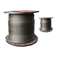 鸣固 光面涂油钢丝绳 6*37+FC-11mm/米