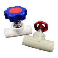 鸣固  PPR卡簧升降式截止阀门 带卡簧抗压升降阀花边款截止阀  DN90