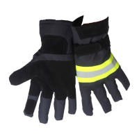 鸣固 02款单式消防服配件 阻燃消防员训练演习消防战斗服 手套MG-ST-2743-1