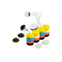 鸣固 电钻刷[ 25件套]电动清洁电钻刷头海绵清洁神器多功能清洗全套工具CW041517