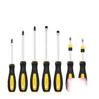 鸣固 磁性十字一字螺丝刀*6*100mm 2件套