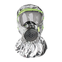 鸣固 消防救援逃生消防面具消防面罩高端款 披肩款