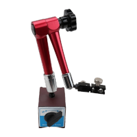 鸣固 小红杆磁性表座 标准款200mm 底座长度40*30*36