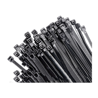 鸣固 尼龙扎带 黑色 宽5*250mm 100/包