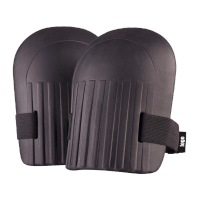 鸣固 劳保护垫 泡沫eva护垫园林跪垫 水泥工用贴砖施工加厚防潮防摔护套 5对 黑色95g