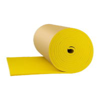 鸣固 高密度隔音棉墙体填充防撞软包吸音棉ktv家用自粘墙贴卧室隔音板 黄色平面[20mm厚]带背胶/1平方
