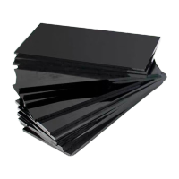 鸣固 电焊镜片护目镜片 氩弧焊电焊面罩黑玻璃片 电焊保护镜片焊接用镜片黑白玻璃护目镜片 黑镜片8号 20片