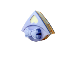 鸣固 ZJ4878高楼擦窗神器 双面磁性擦玻璃器 双层中空玻璃擦玻璃清洁工具 紫色蝴蝶结三角3—8mm单层玻璃